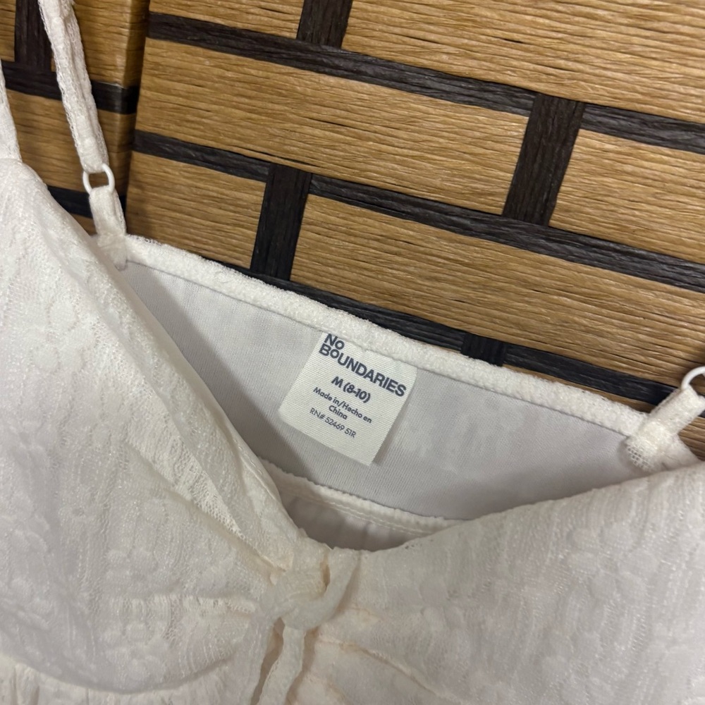 No Boundaries Ivory Lace‎ Cami Size Medium - Picture 5 of 7